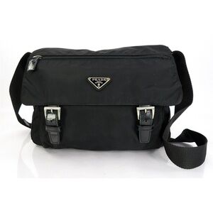 Prada Black Men's Messenger Bag